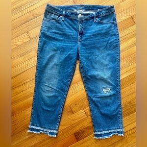 Chico's Blue Slim Leg Crop Jeans